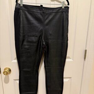 **White House Black Market Faux Leather Skinny Pants – Size 12R**